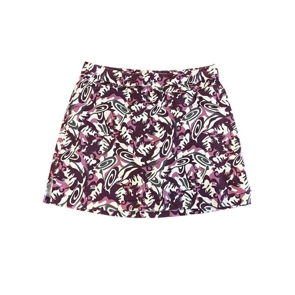 Lady Hagen purple swirl golf tennis short skirt 10 - Picture 1 of 6